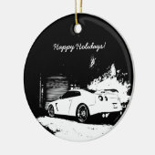 Skyline GT-R-kerstversients Keramisch Ornament (Links)