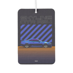 Skyline GT-R R34 Bayside Blue Luchtverfrisser