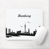 Skyline Hamburg Muismat (Met muis)