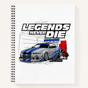 SKYLINE LEGENDS STERVEN NOOIT! NOTITIEBOEK