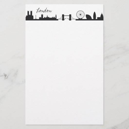 Skyline Londen Briefpapier (Voorkant)