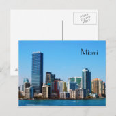 Skyline Miami - Carte postale (Devant / Derrière)