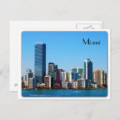 Skyline Miami - Carte postale (Devant / Derrière)
