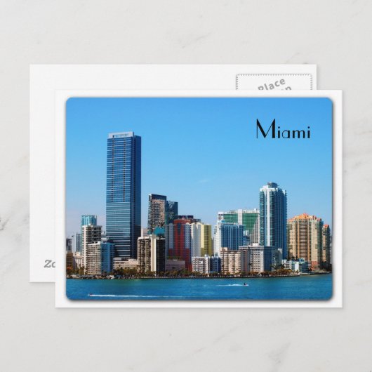Skyline Miami - Carte postale (Devant / Derrière)