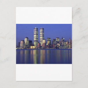 Skyline New York met World Trade Center Briefkaart