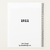 Skyline noir et blanc Lisbonne Portugal (Dos)