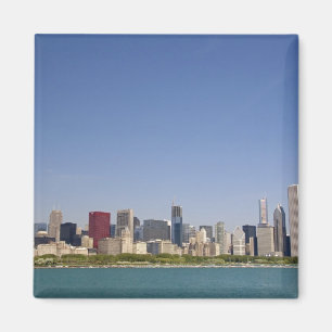 Skyline of Chicago, Illinois, Verenigde Staten. Magneet