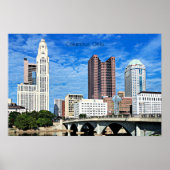 Skyline of Columbus, Ohio Poster (Voorkant)