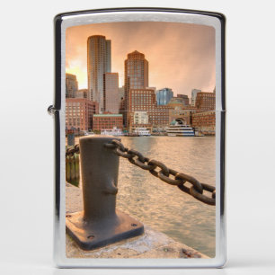 Skyline of Financial District of Boston
