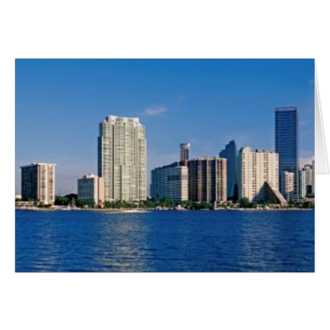 Skyline of Miami (Voorkant Horizontaal)