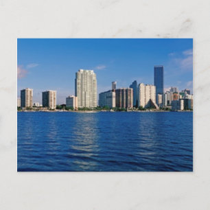 Skyline of Miami, Florida Briefkaart