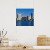 Skyline of Miami, Florida Poster (Keuken)
