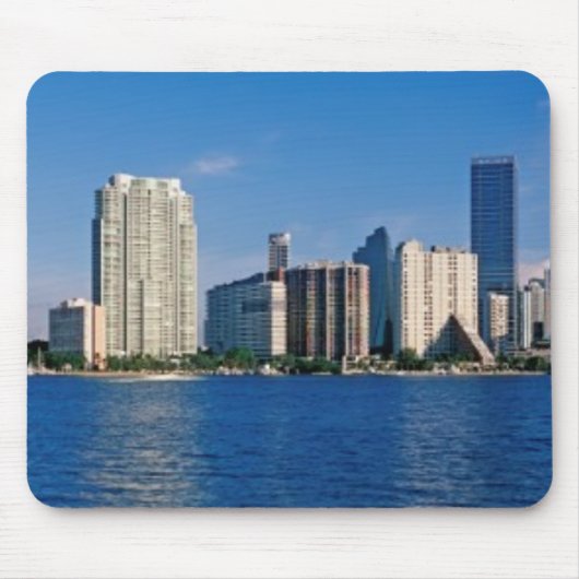 Skyline of Miami Muismat (Voorkant)