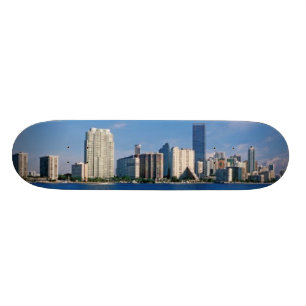 Skyline of Miami Skateboard