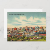 , Skyline of Nashville, Tennessee Briefkaart (Voorkant / Achterkant)