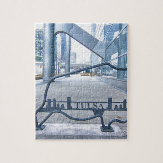 Skyline of Tulsa Oklahoma Legpuzzel