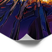 Skyline Poster van San Francisco - Iconisch Califo (Hoek)