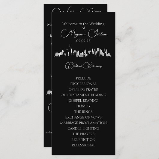 Skyline-programma van New York (Voorkant / Achterkant)