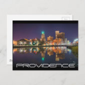 Skyline Providence Rhode Island Briefkaart (Voorkant / Achterkant)