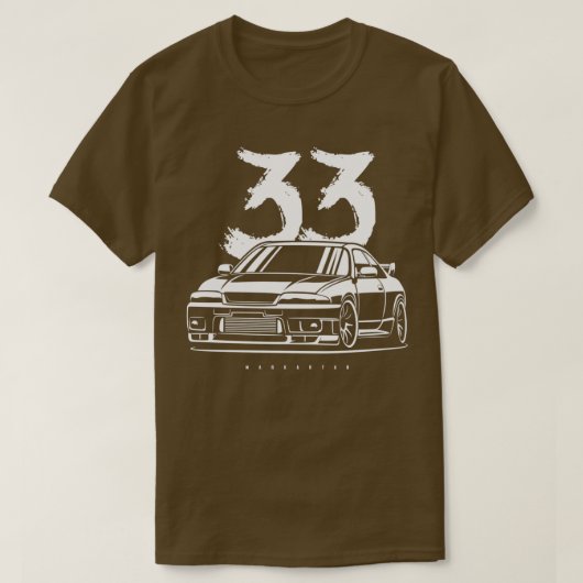 Skyline R33 GTR 1 T-shirt (Design voorkant)