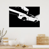 Skyline Rolling Shot Poster (Keuken)