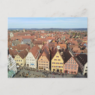 Skyline Rothenburg ob der Tauber, Duitsland Briefkaart