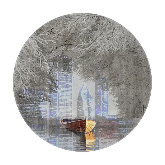 Skyline Snijplank (Voorkant)