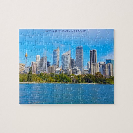 Skyline Sydney Harbour Australië Legpuzzel (Horizontaal)