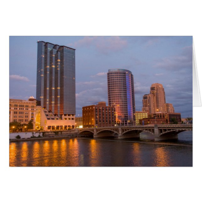 Skyline te Dusk, op de Grote rivier 2 (Voorkant Horizontaal)