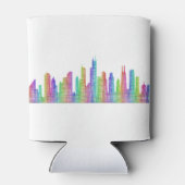 Skyline uit Chicago Blikjeskoeler (Achterkant)