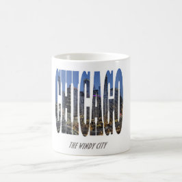 Skyline van Chicago - De Windy City Koffiemok