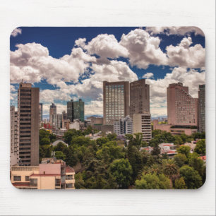 Skyline van de hotels in Polanco Mexico City Muismat
