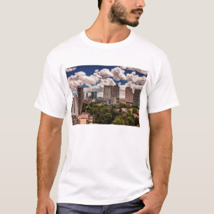 Skyline van de hotels in Polanco Mexico City T-shirt