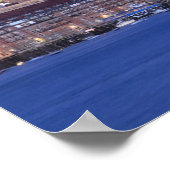 Skyline van het centrum van Boston uit het binnenl Poster (Hoek)