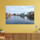 skyline van Liverpool Canvas Afdruk (Insitu (Woonkamer))