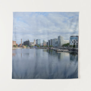 skyline van Liverpool Wandkleed