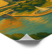  skyline van Pittsburgh Poster (Hoek)