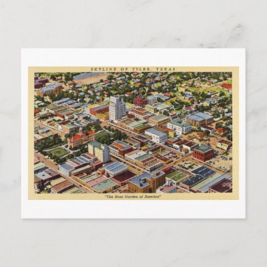 skyline van Tyler, Texas, Briefkaart (Voorkant)