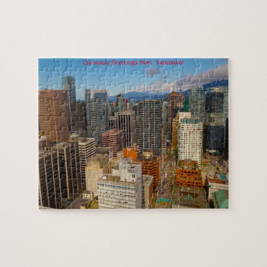 Skyline Vancouver. Jigzaag Puzzle Legpuzzel (Horizontaal)
