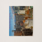 Skyline Vancouver. Legpuzzel (Verticaal)