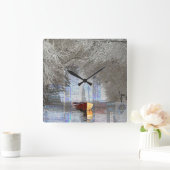 Skyline Vierkante Klok (Huis)