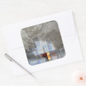 Skyline Vierkante Sticker (Envelop)