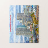 Skyline Winnipeg Canada. Jigsaw Puzzle (Vertical)