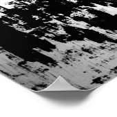 Skyline zwart-wit poster (Hoek)
