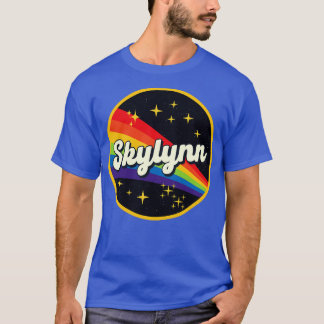 Skylynn regenboog in ruimte  stijl t-shirt