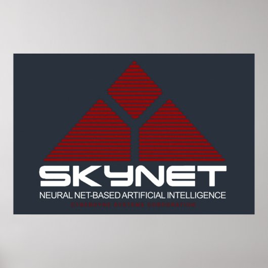 Skynet Logo Poster (Voorkant)