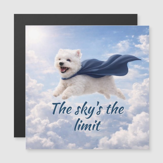Sky's the Limit Magnetic Card (Voorkant / Achterkant)