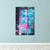 Skyscraper Canvas Afdruk (Insitu (Houten vloer))