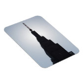 Skyscraper silhouette Shinjuku, Tokyo, Japan Magneet (Rechterzijde)