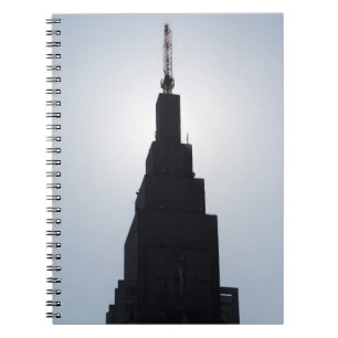 Skyscraper silhouette Shinjuku, Tokyo, Japan Notitieboek